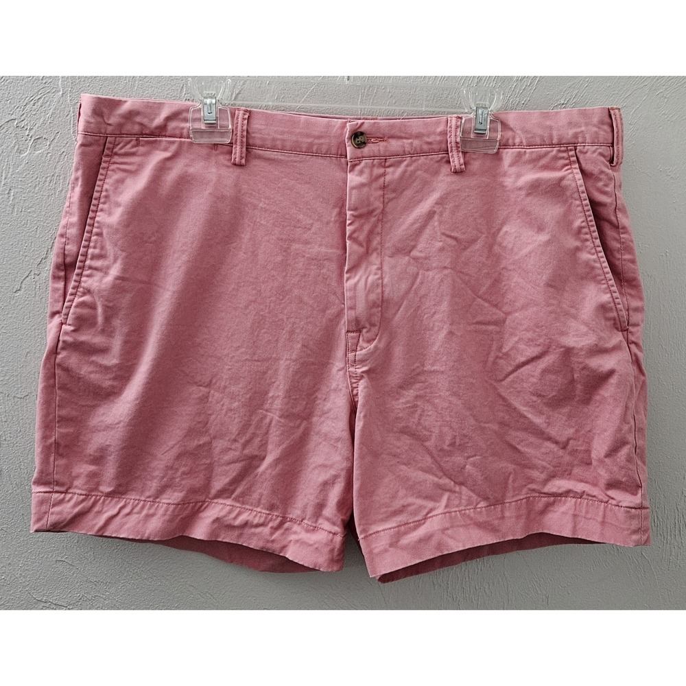 Polo Ralph Lauren Classic Fit 5.5" Shorts Men's Size 40 Salmon Flat Front Chino